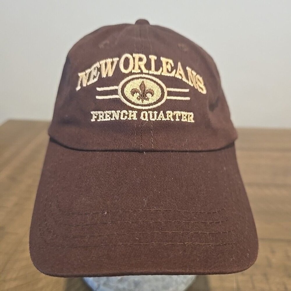 New Orleans french quarter Adjustable Strapback Ball Cap Dad Hat Embroidered